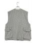 stussy (ステューシー) Houndstooth Work Vest ブラック×ホワイト サイズ:Ⅿ：7800円