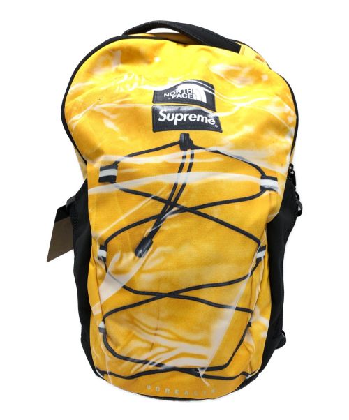 SUPREME（シュプリーム）Supreme (シュプリーム) THE NORTH FACE (ザ ノース フェイス) 23SS Trompe L’oeil Printed Borealis Backpack イエローの古着・服飾アイテム