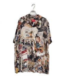 SUPREME（シュプリーム）の古着「21SS Dash’s Wall Rayon S/S Shirt」｜アイボリー