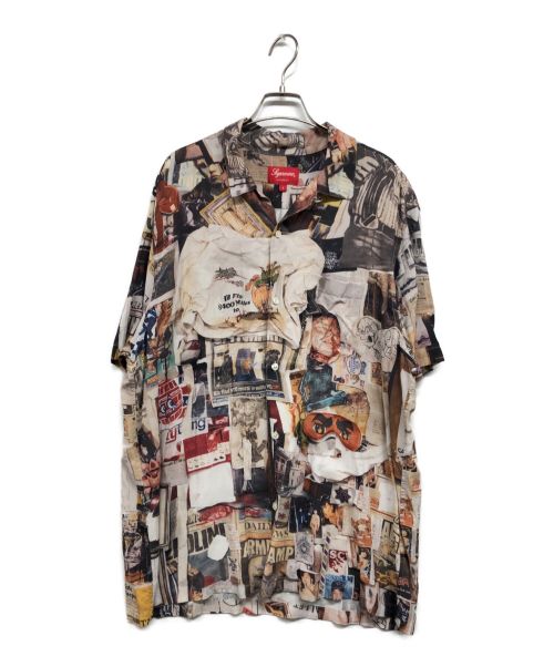 SUPREME（シュプリーム）Supreme (シュプリーム) 21SS Dash’s Wall Rayon S/S Shirt アイボリー サイズ:Ⅼの古着・服飾アイテム