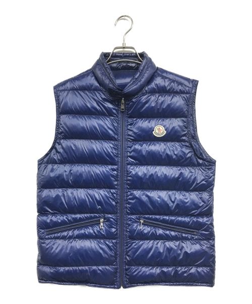 MONCLER（モンクレール）MONCLER (モンクレール) ダウンベスト/GUI GILET ネイビー サイズ:1の古着・服飾アイテム