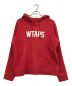 WTAPS（ダブルタップス）の古着「ロゴプルオーバーパーカー」｜レッド