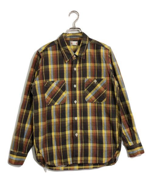 JOE McCOY’S（ジョーマッコイ）JOE McCOY’S (ジョーマッコイ) チェックネルシャツ イエロー サイズ:14の古着・服飾アイテム