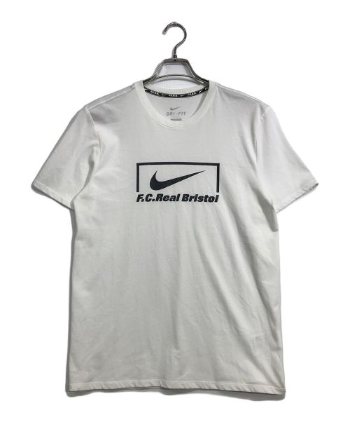 F.C.R.B.（エフシーアールビー）F.C.R.B. (エフシーアールビー) NIKE (ナイキ) ロゴプリントTシャツ ホワイト サイズ:Lの古着・服飾アイテム