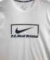 F.C.R.B. (エフシーアールビー) NIKE (ナイキ) ロゴプリントTシャツ ホワイト サイズ:L：6000円