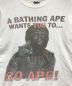 A BATHING APE (アベイシングエイプ) ONEITA (オニータ) プリントTシャツ ホワイト サイズ:M：18000円