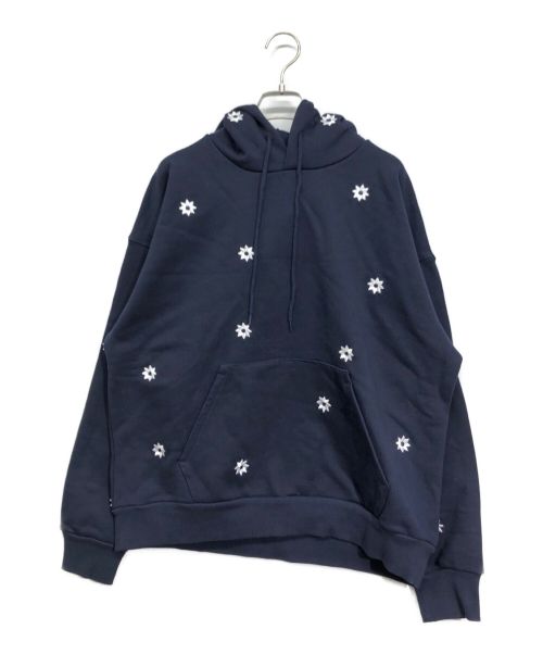 nick gear（ニックギア）NICK GEAR (ニックギア) SP Flower HOODIE ネイビー サイズ:Ⅿの古着・服飾アイテム