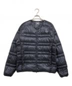 THE NORTH FACEザ ノース フェイス）の古着「EXP-Parcel Down Cardigan/イーエックスピー　パーセル　ダウン　カーディガン」｜ネイビー