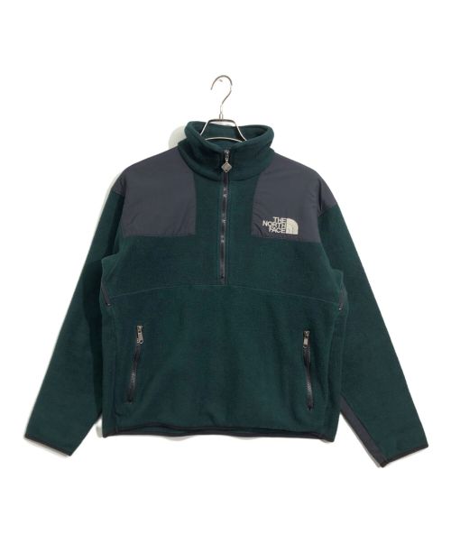 THE NORTH FACE（ザ ノース フェイス）THE NORTH FACE (ザ ノース フェイス) POフリースジャケット グリーン×ブラック サイズ:Lの古着・服飾アイテム