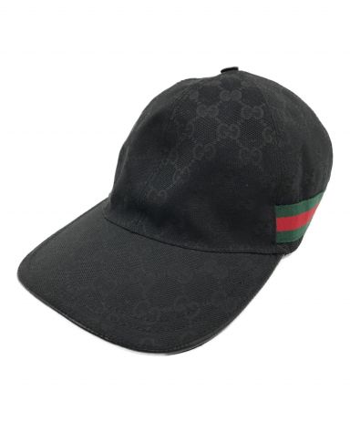 中古・古着通販】GUCCI (グッチ) GGキャンバス ベースボール キャップ