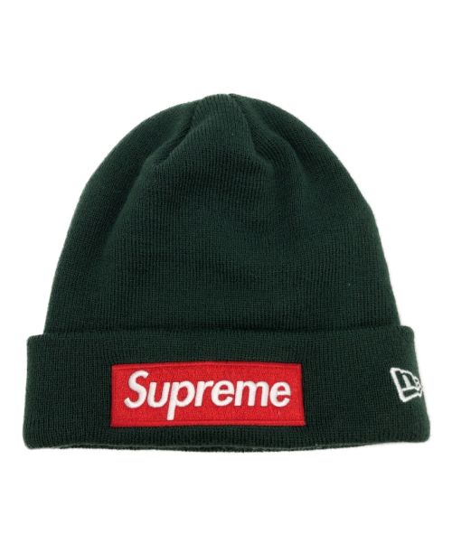 SUPREME（シュプリーム）Supreme (シュプリーム) New Era (ニューエラ) Box Logo Beanie グリーンの古着・服飾アイテム