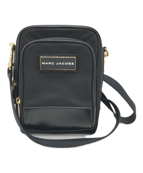 MARC JACOBS（マークジェイコブス）MARC JACOBS (マーク ジェイコブス) ナイロンショルダーバッグ ブラックの古着・服飾アイテム