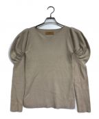 Ameriアメリ）の古着「UNDRESSED TUCK PUFF SLEEVE KNIT」｜ベージュ