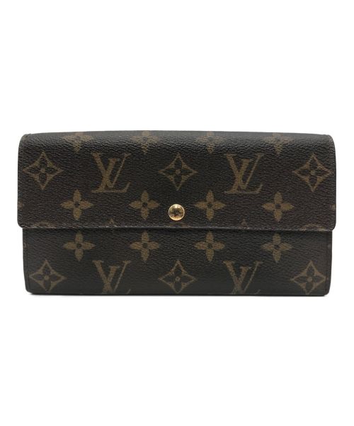 LOUIS VUITTON（ルイ ヴィトン）LOUIS VUITTON (ルイ ヴィトン) ポルトフォイユ・サラ ブラウンの古着・服飾アイテム