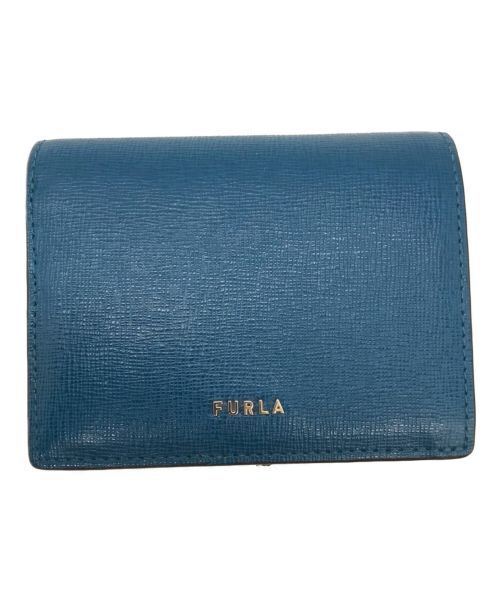 FURLA（フルラ）FURLA (フルラ) 2つ折り財布 ブルーの古着・服飾アイテム