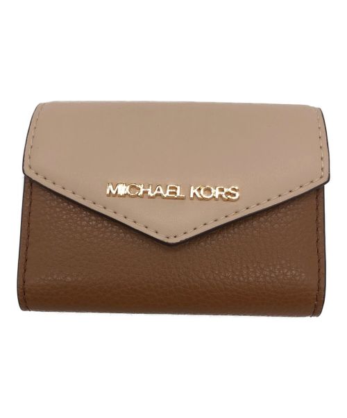 MICHAEL KORS（マイケルコース）MICHAEL KORS (マイケルコース) キーケース ピンク×ブラウンの古着・服飾アイテム