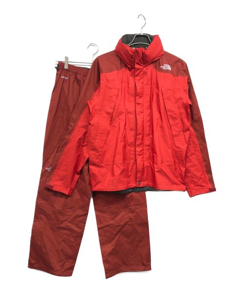 THE NORTH FACE（ザ ノース フェイス）THE NORTH FACE (ザ ノース フェイス) RAINTEX Flight/セットアップ レッド サイズ:Ⅼの古着・服飾アイテム