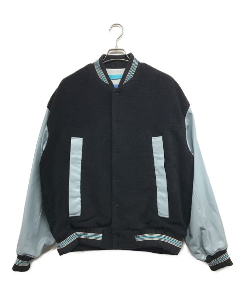 MUZE（ミューズ）MUZE (ミューズ) TURQUOISE LABEL STADIUM JUMPER スカイブルー×ブラック サイズ:2の古着・服飾アイテム