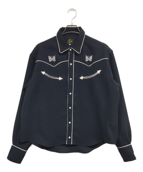 Needles（ニードルズ）Needles (ニードルズ) Cowboy Embroidered Shirt ネイビー サイズ:Mの古着・服飾アイテム