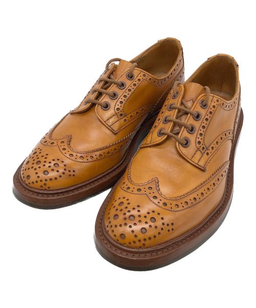 Tricker's（トリッカーズ）Tricker's (トリッカーズ) ウィングチップシューズ ブラウン サイズ:8 1/2の古着・服飾アイテム