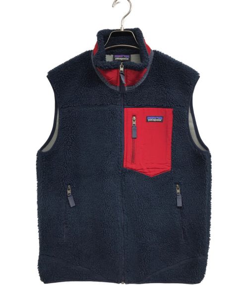 Patagonia（パタゴニア）Patagonia (パタゴニア) CLASSIC RETRO-X VEST ネイビー サイズ:Mの古着・服飾アイテム