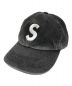 Supreme（シュプリーム）の古着「Pigment Print S Logo 6-Panel」｜ブラック