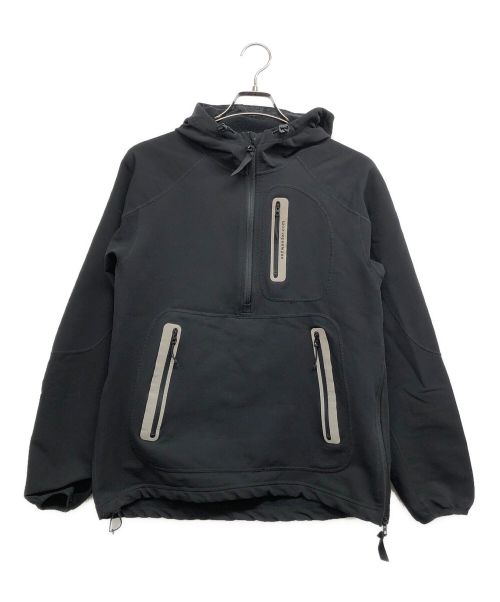 and wander（アンドワンダー）and wander (アンドワンダー) soft shell jacket/ソフト　シェル　ジャケット ブラック サイズ:2の古着・服飾アイテム