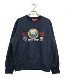 SUPREME（シュプリーム）の古着「Mountain Crewneck スウェット/マウンテンクルーネック　スウェット」｜ネイビー