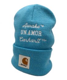 CarHartt×AWAKE NY（カーハート×アウェイク ニューヨーク）の古着「UN AMOR BEANIE/ウン・アモール　ビーニー」｜スカイブルー