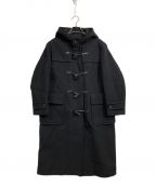 YLEVEイレーヴ）の古着「wool double twill duffle coat」｜ブラック