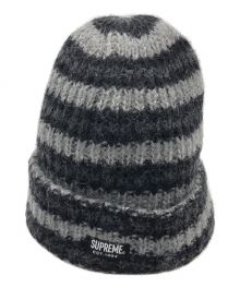 SUPREME（シュプリーム）の古着「loose stripe beanie/ルーズ　ストライプ　ビーニー」｜グレー