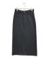 theory（セオリー）の古着「Classic ST Denim Long Slit Skirt」｜ブラック