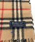 Burberry's (バーバリーズ) ノヴァチェックウールマフラー ベージュ：6000円