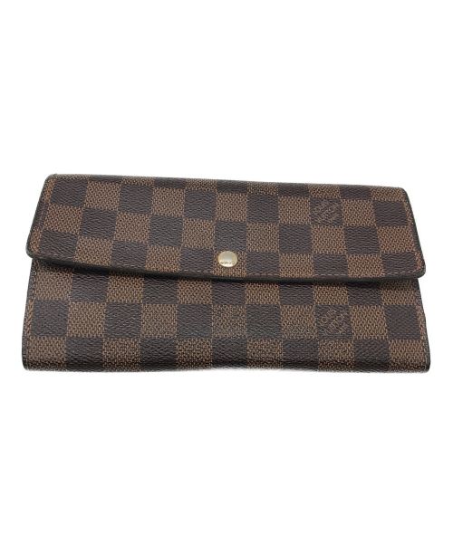 LOUIS VUITTON（ルイ ヴィトン）LOUIS VUITTON (ルイ ヴィトン) ポルトフォイユ・サラ ブラウンの古着・服飾アイテム