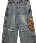 AT FAR HEAVEN (チュウカタベタイ) Tiger denim pants インディゴ サイズ:XL：6000円