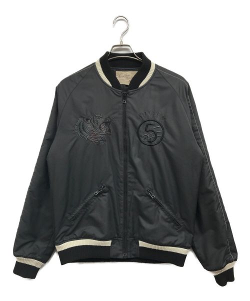 AVIREX（アヴィレックス）AVIREX (アヴィレックス) Embroidery SAME Color Ska Jkt ブラック サイズ:XLの古着・服飾アイテム