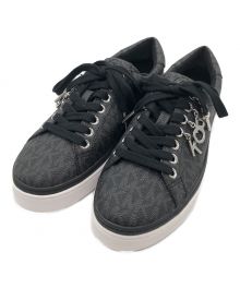 MICHAEL KORS（マイケルコース）の古着「Chapman Embellished Logo Sneaker」｜ブラック