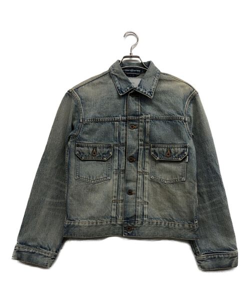 SUGARHILL（シュガーヒル）SUGARHILL (シュガーヒル) Faded Denim Jacket Type2/フェイデッド　デニム　ジャケット　タイプ2 ブルー サイズ:2の古着・服飾アイテム