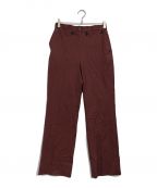 JOHN LAWRENCE SULLIVANジョン ローレンス サリバン）の古着「VENETIAN WAIST BELT TROUSERS」｜レッド