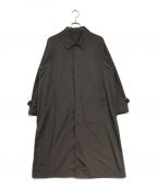 STEVEN ALANスティーブンアラン）の古着「NYLON BAL COLLAR COAT-BOLD/コート」｜ブラウン