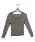 HER LIP TO (ハーリップトゥ) Twist Cutout Knit Pullover ライトグレー サイズ:S：3980円