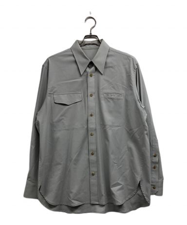 【中古・古着通販】IRENISA (イレニサ) FLAP POCKET SHIRT/フラップ ポケット シャツ ブルー サイズ:3｜ブランド・古着通販  トレファク公式【TREFAC FASHION】スマホサイト