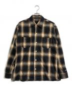 Denhamデンハム）の古着「SHAGGY CHECK SHIRT/シャギー　チェック　シャツ」｜ブラウン