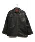 CALEE（キャリー）の古着「CALEE COWHIDE LEATHER JACKET」｜ブラック