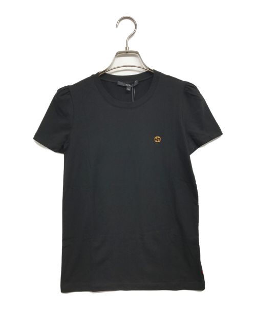 GUCCI（グッチ）GUCCI (グッチ) GGエンブレムTシャツ ブラック サイズ:XSの古着・服飾アイテム