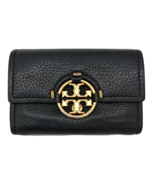 TORY BURCH（トリーバーチ）TORY BURCH (トリーバーチ) 2つ折り財布 ブラックの古着・服飾アイテム