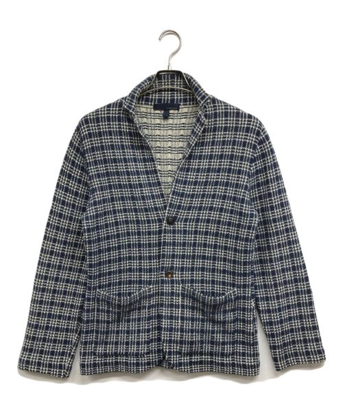 LARDINI（ラルディーニ）LARDINI (ラルディーニ) ニットジャケット ネイビー サイズ:Sの古着・服飾アイテム