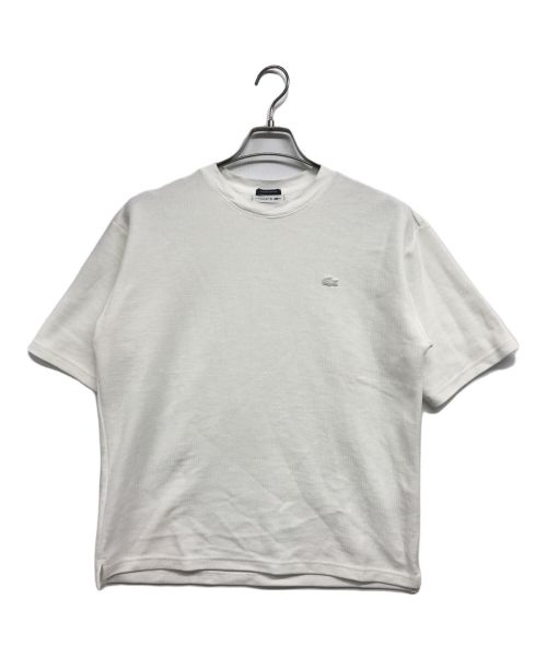 LACOSTE（ラコステ）LACOSTE (ラコステ) BEAUTY&YOUTH (ビューティーアンドユース) 半袖カットソー ホワイト サイズ:US Sの古着・服飾アイテム