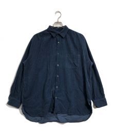 MARKAWARE（マーカウェア）の古着「COMFORT FIT SHIRTS ORGANIC COTTON CORDUROY/コンフォート　フィット　シャツ　オーガニック　コットン　コーデュロイ」｜ネイビー