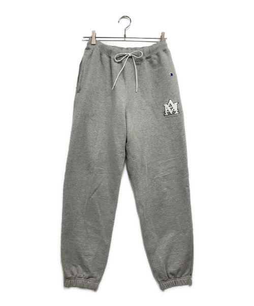 ATMOS（アトモス）atmos (アトモス) AM LOGO SWEAT PANTS/エーエム　ロゴ　スウェット　パンツ グレー サイズ:Lの古着・服飾アイテム